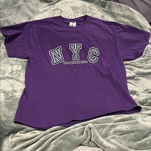 Gildan Purple NYC Tee